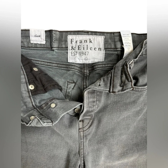 Frank & Eileen Cork Everyday Jean Worn Black Size 24 - Picture 2 of 13